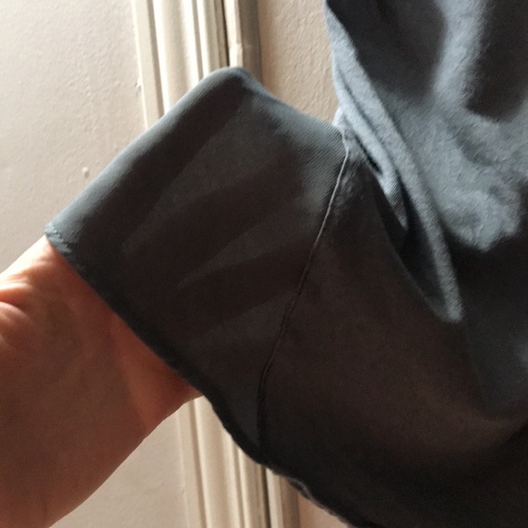 H Halston gray shirt - Picture 4 of 5